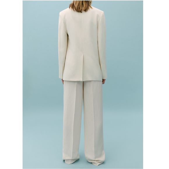 NWT Mango x Victoria Beckham Pleated Suit Trousers size 4 - Picture 4 of 6